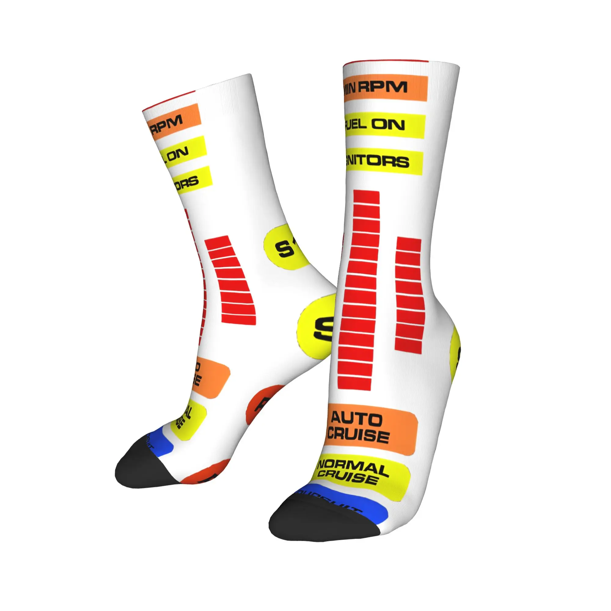Happy Funny Male Men Socks Casual Knight Rider Kitt Control Dashboard Sock High Quality Women's Sock Spring Summer Autumn Winter