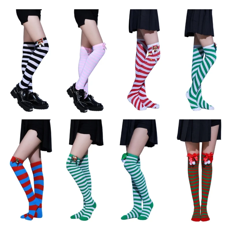 

Knee High SocksThick Boot Socks Women Winter Warmer Socks Christmas Socks