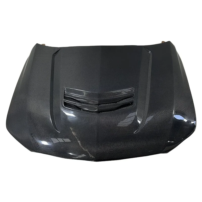 

2020+ Vehicle Accessories V Style CT4 Carbon Fiber Engine Cover For Cadillac CT4 Black-Wing Bonnet