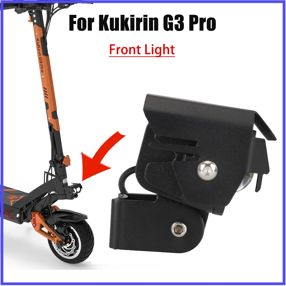 

Front Light Headlight For Kukirin G3 PRO Electric Scooter Kugookirin Handlebar Lamp Head LED Light Replacement Accessories