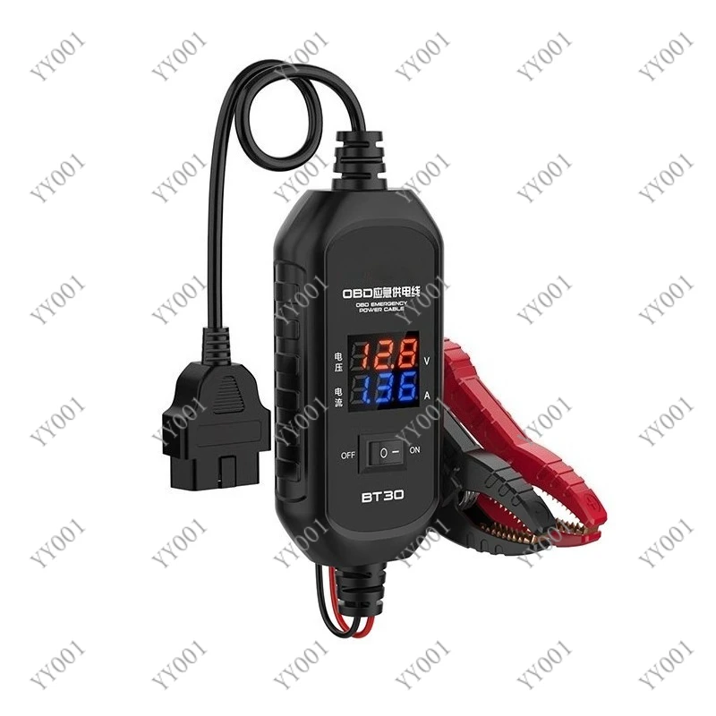 Auto OBD Battery Change Tool No Power Off Memory Protector with Display