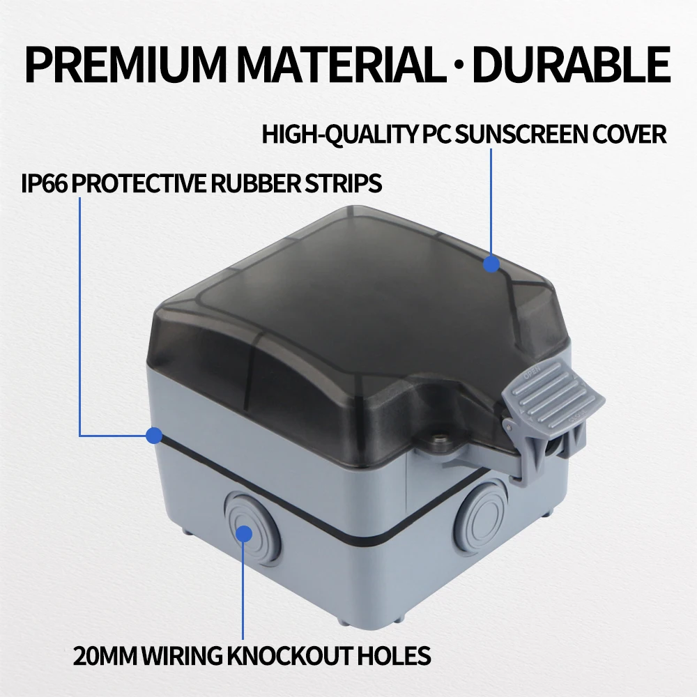 GTRIC IP66 Wasserdichte Staubd – Ac Outdoor Power Bewertung und Preis