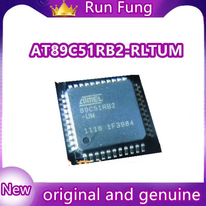AT89C51RB2-RLTUM AT89C51RB2-UM 89C51RB2 QFP44 Chipset  1PCS/LOT