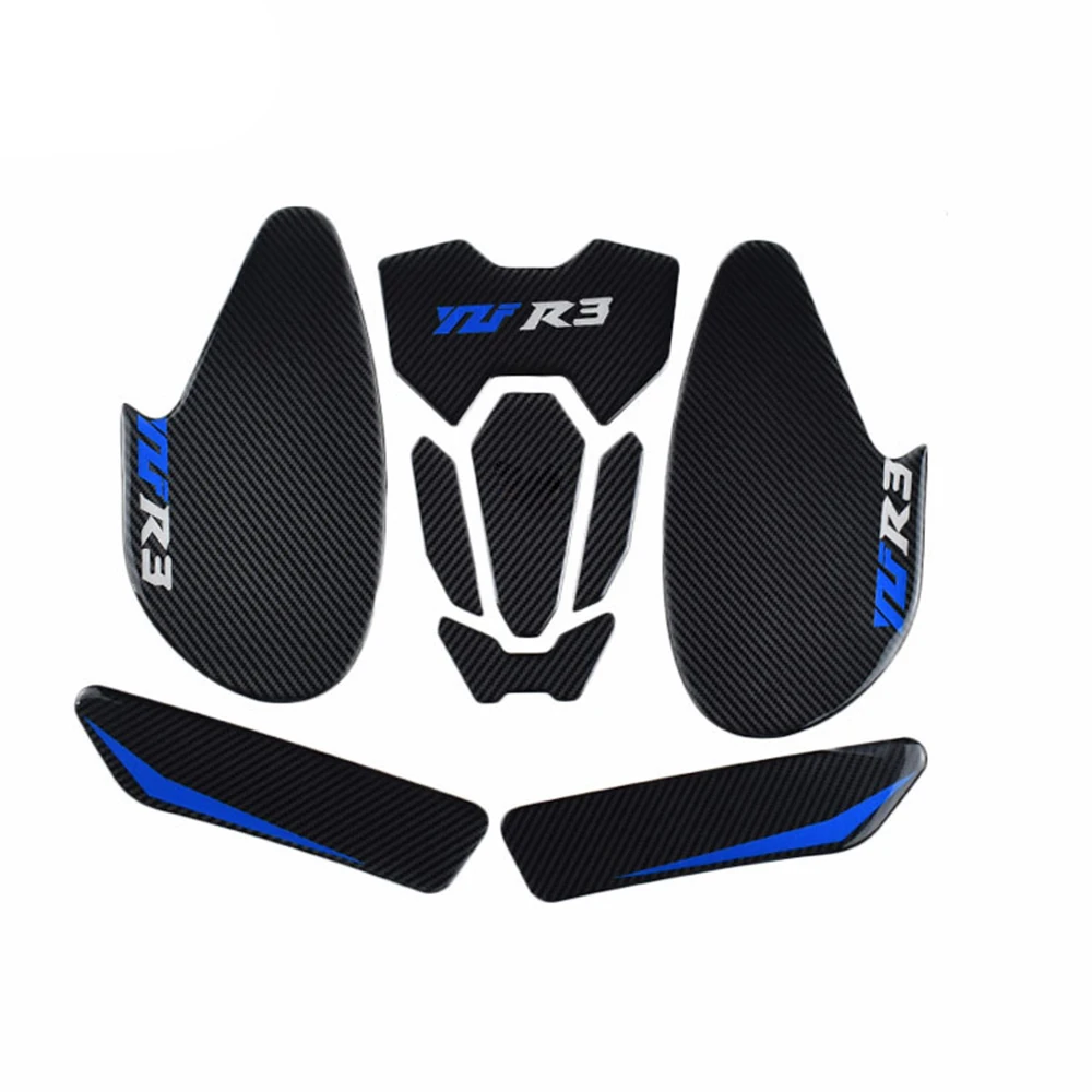 YZF R3 Motorcycle Anti Slip Fuel Tank Pad Side Knee Grip Protector Sticker Pads FOR YAMAHA YZF-R3 YZFR3 2019 2020 2021 2022