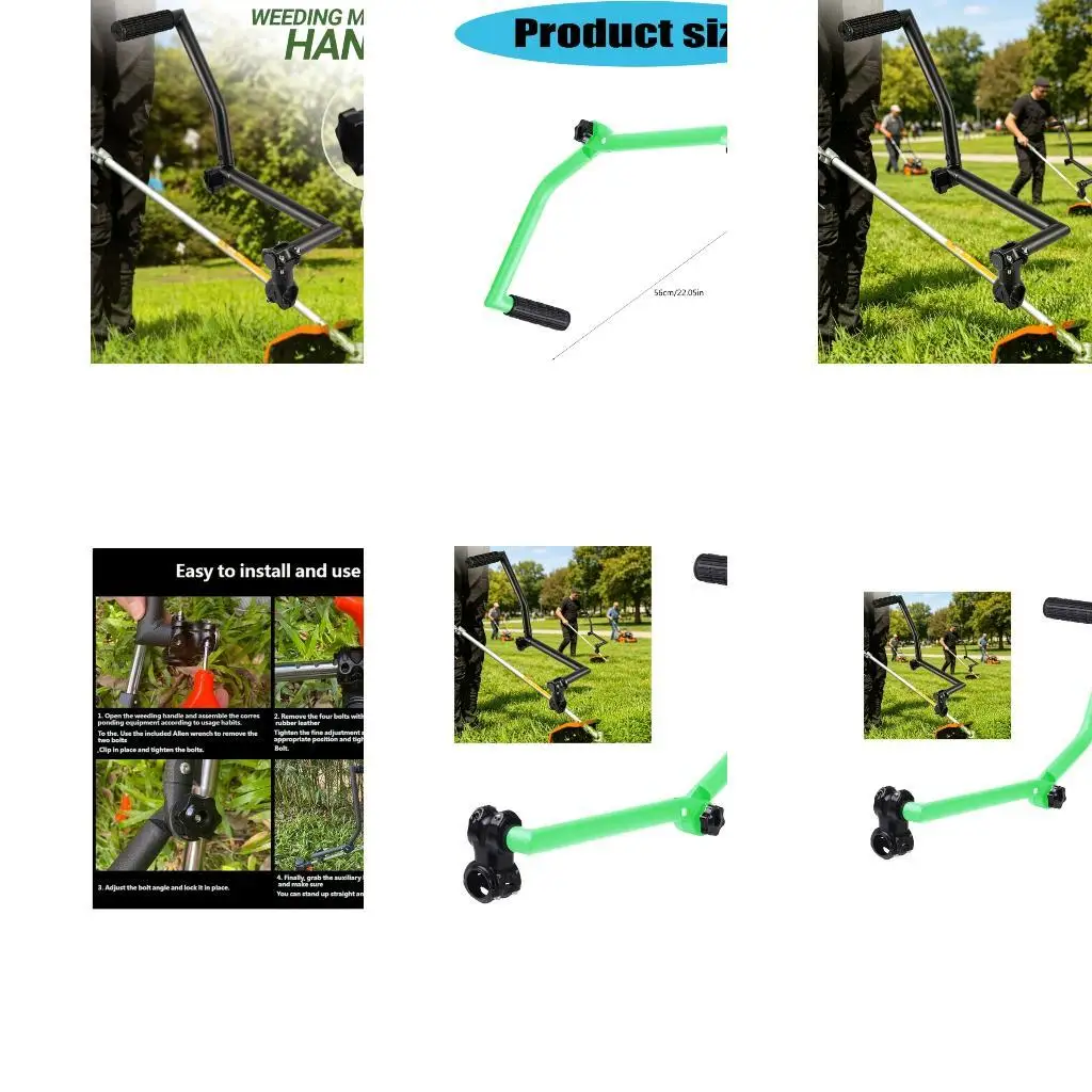 Foldable Lawn Mower Handle Addition Works With Many Models For Quick arrange D2RD