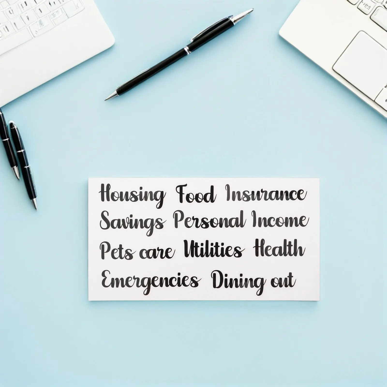 

Money Management Stickers for Expense Tracking Budgeting Journaling Planner Notebook Decoration DIY Craft School Office