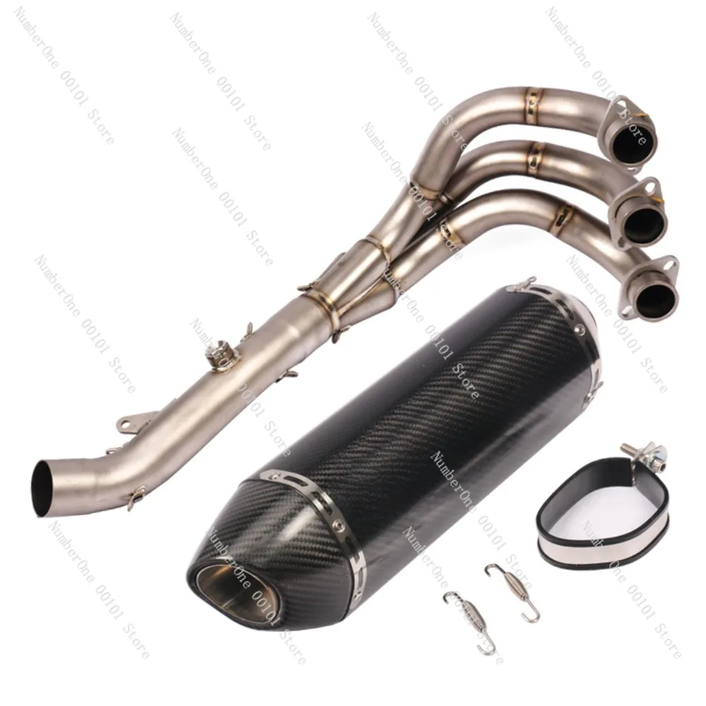 

Applicable to Motorcycle Yamaha Mt09 Tracer GT Front Section XSR900 Fz09 Modified Exhaust Pipe