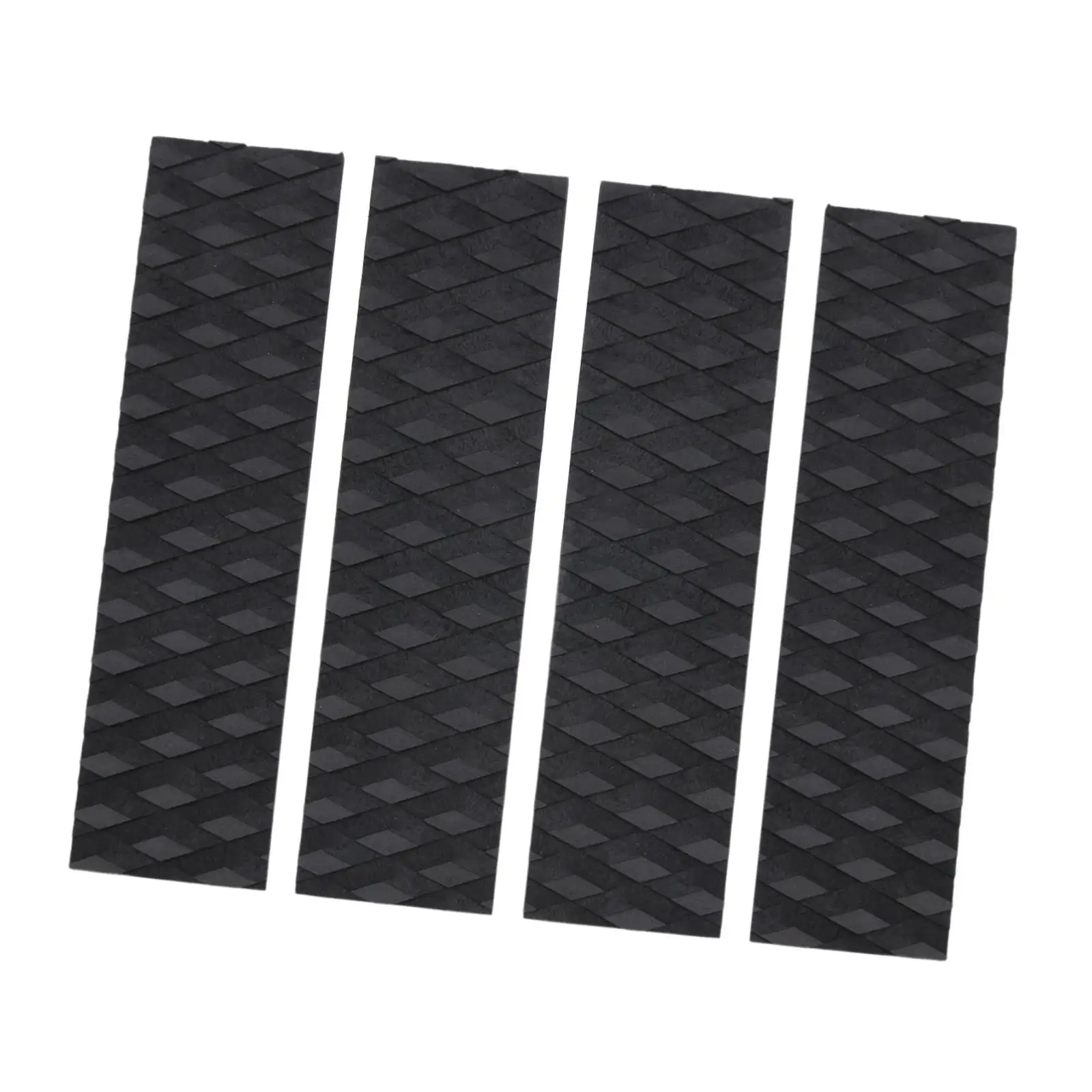 4 Pieces EVA Surfboard Traction Pads Anti Slip Surf Traction Pads Strong Grip Boat Floor Mats Deck Pad Grip for Longboard