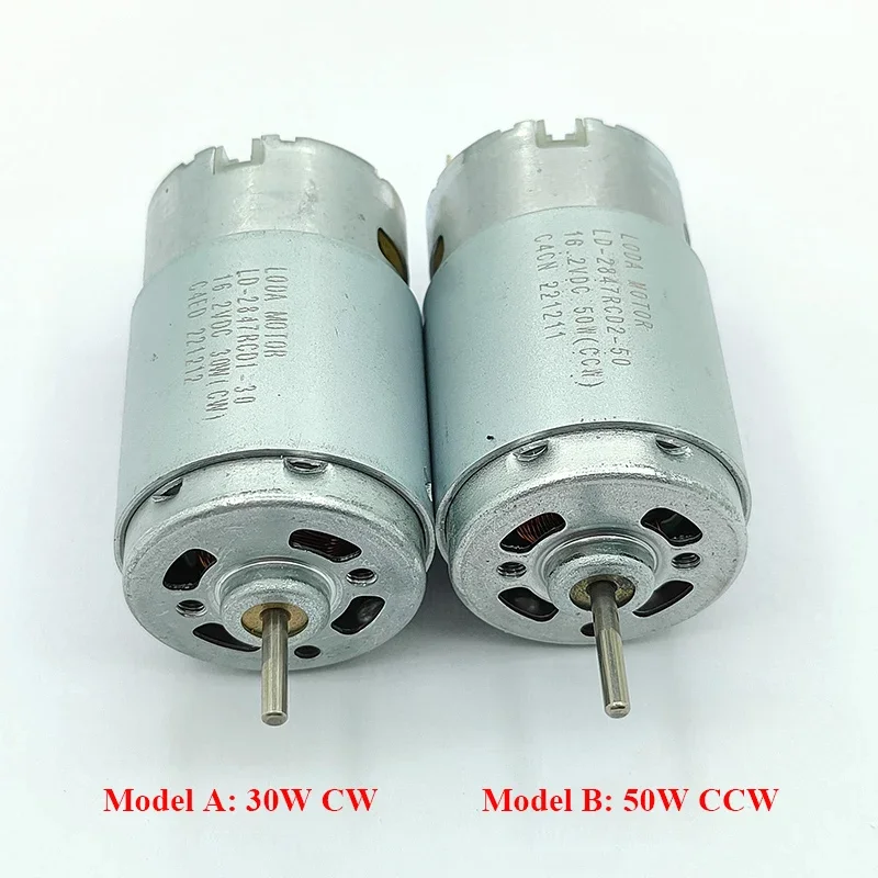 RS-395 Micro 28mm High Speed Electric Motor Carbon Brush DC 12V 14.4V 16.2V 18V 24V for DIY Hobby Toy Drilling Machine Tools - view 2