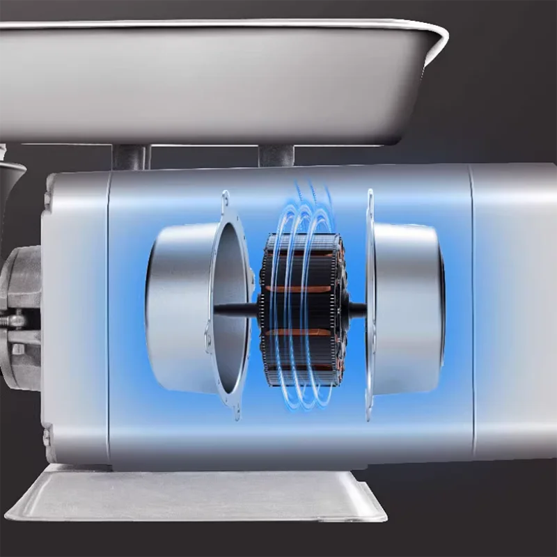 Automatic Cooked Meat Mincer Large Capacity Meat Grinder Meat Chopper Electric 110v