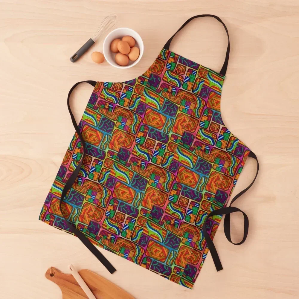 

Rainbow portal Apron Manicurists Kitchen Front Women's Dresses Womens Dresses Apron