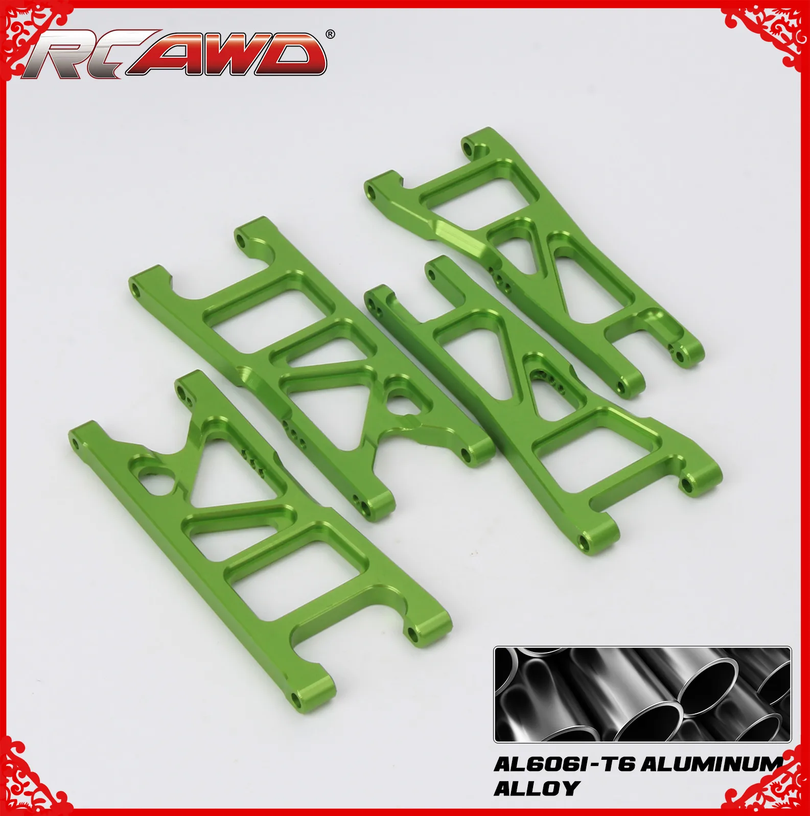 

RCAWD Front & Rear Suspension Arms for 1-10 ARRMA 3s BLX Big Rock&Typhon and Brushed Mega Typhon upgrade part
