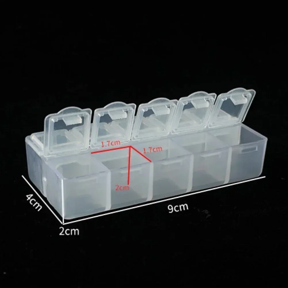 Tools Storage Box 10 Grids Compartment Plastic Storage Box Screw Holder Case Organizer Container Storage Case Tool Box