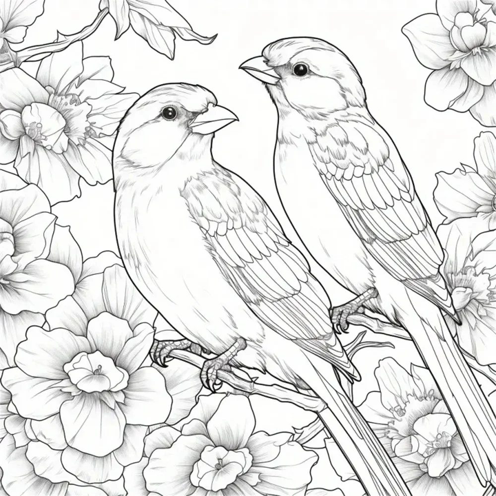 Книга-Раскраска с двойными страницами, 20 страниц