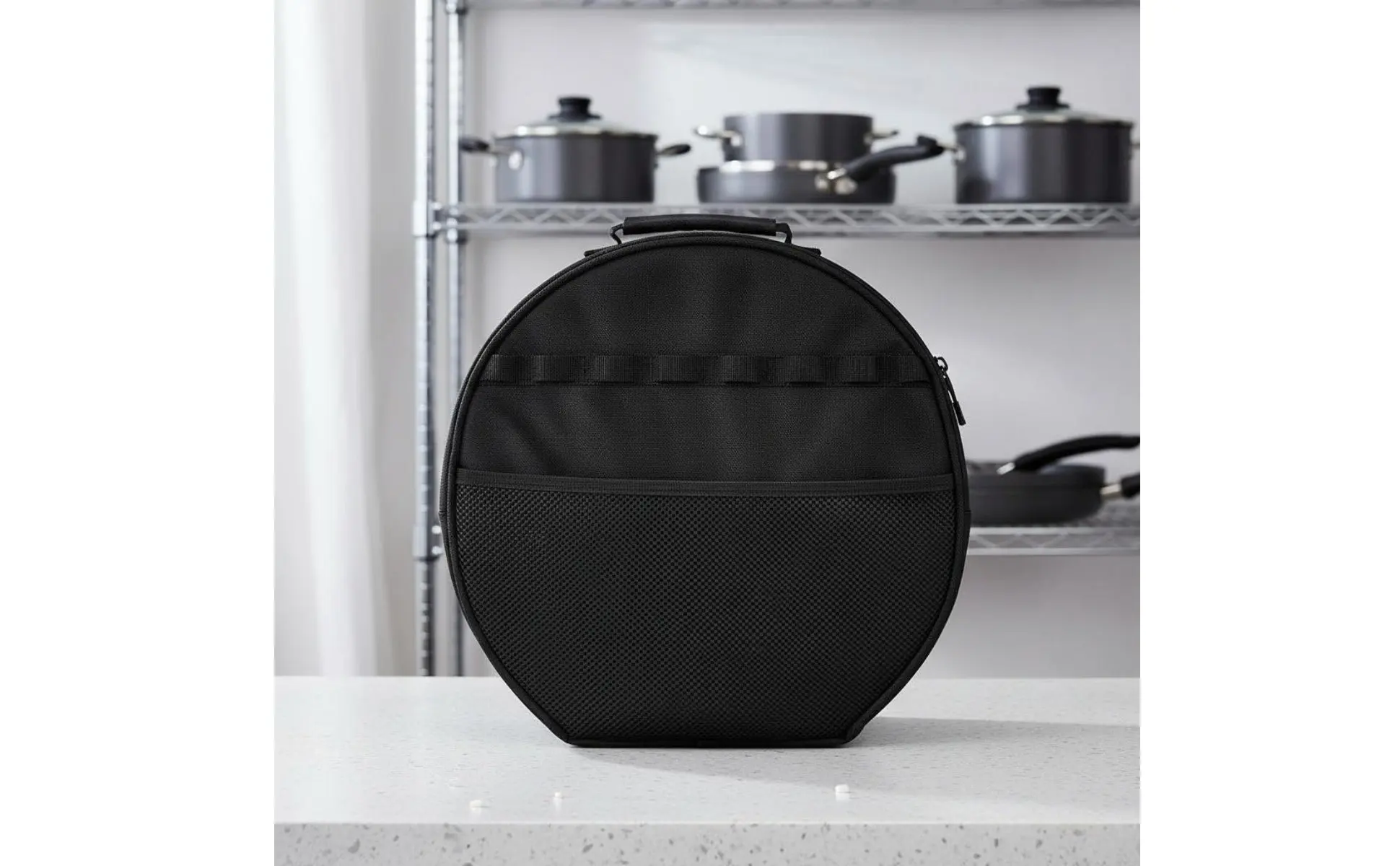 Bbq Pan Organizer Bag Thickened Round Pan Bag Grill Plate Carry Case Portable Baking Tray Carry Case Scratch-Resistant Bbq Pan Organizer Bag Thickened Round Pan Bag Grill Plate Carry Case Portable Baking Tray Carry Case Scratch-Resistant