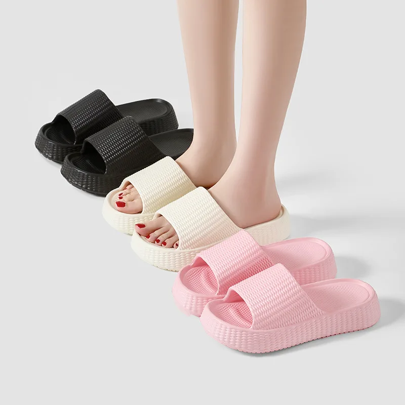 

Домашние тапочки с облаком, женские сандалии, шлепанцы, пляжная домашняя обувь на платформе, женские шлепанцы, женские уличные резиновые кроссовки, мягкие для ванной комнаты