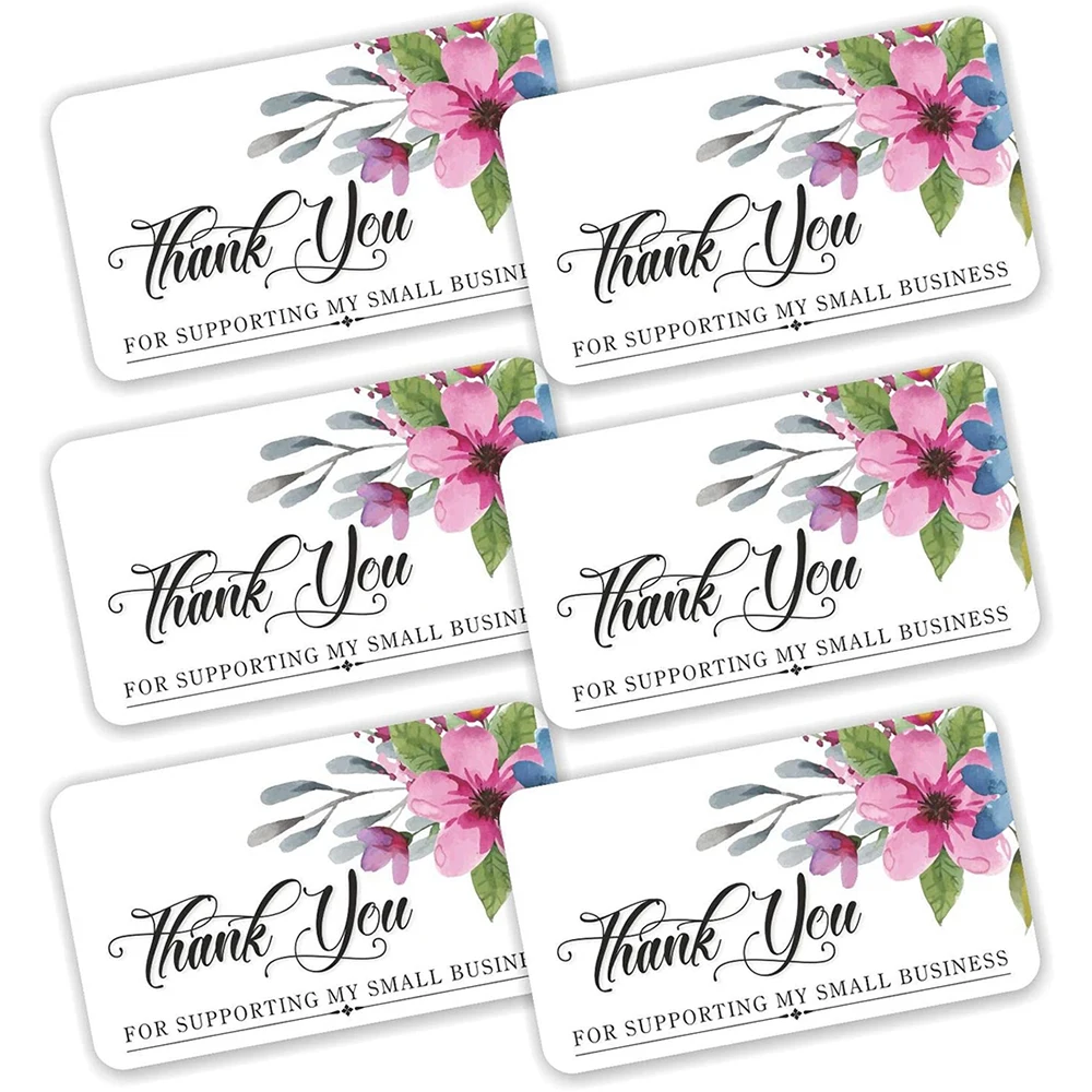 Multi-use 10-30pcs Mini Thank You Card 5.4*9cm Simple Fashion Dsign Scrapbooking Prty Ivitation DIY Decor Gft Prty Card