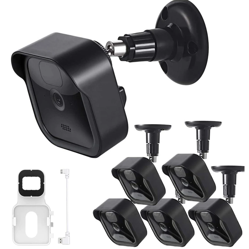 

For All-New Outdoor Camera Wall Mount 360 Degree Adjustable Mount Weatherproof Protective Housing Mount for Security Dropship