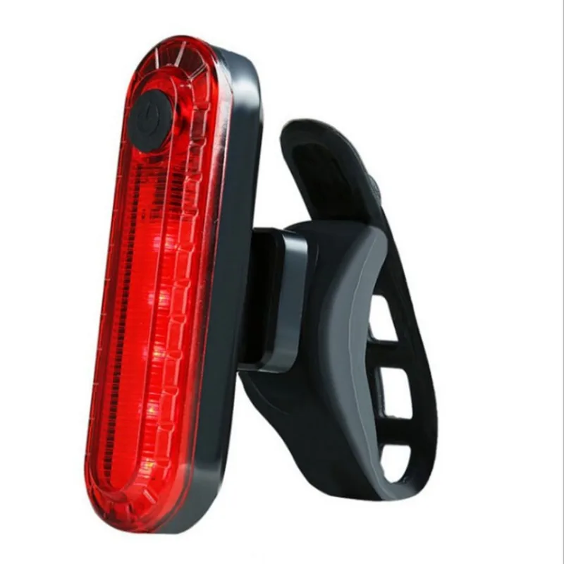 Bike Rear Tail Light USB Rechargeable Red LED Bright Taillights Fit on Any Bicycle/Helmet Easy To Install for Cycling Safety