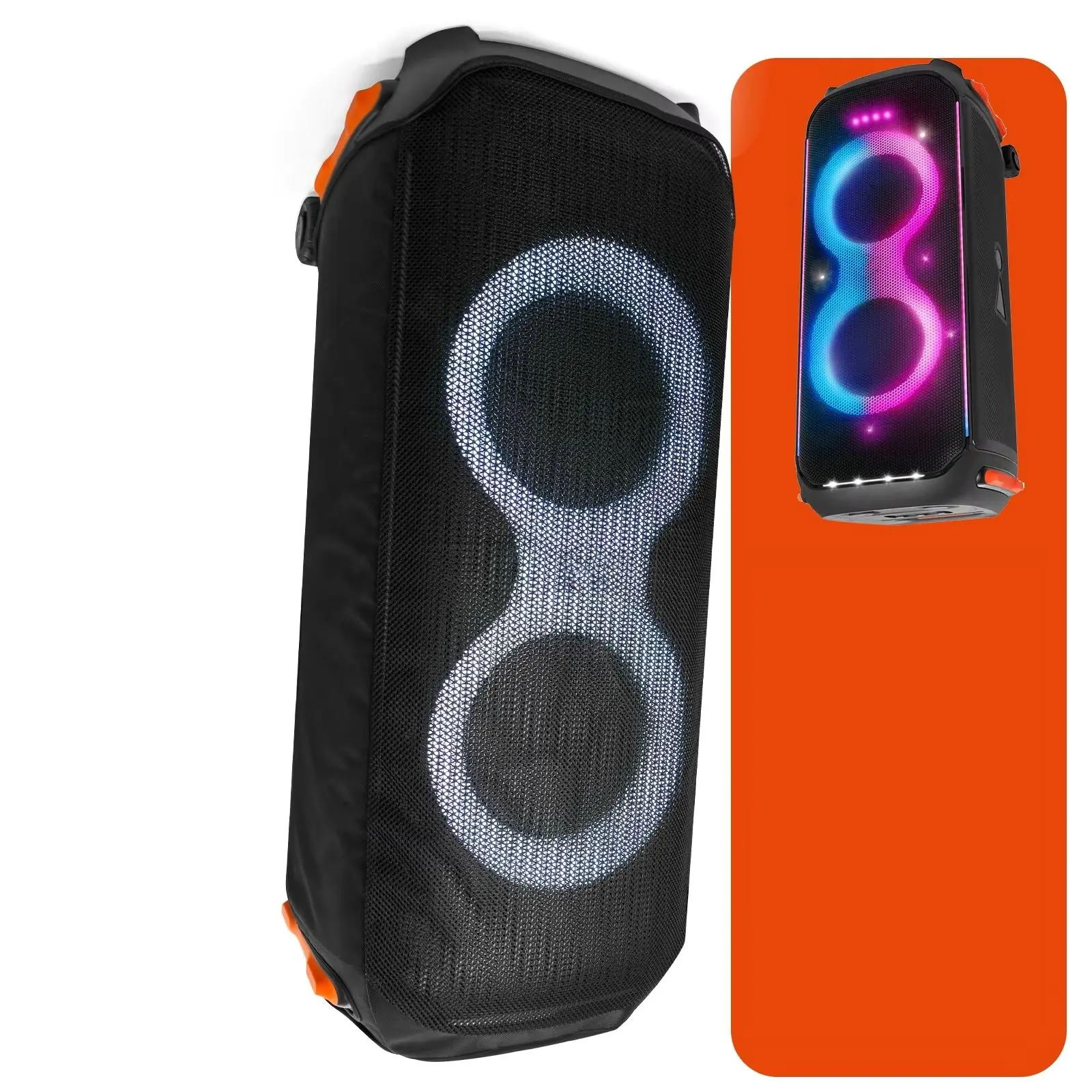 ل JBL PartyBox 710 مكبر الصوت غطاء غبار أعلى الأسطوانة أعمى غطاء مفتوح تصميم مناسبة لمكبرات الصوت #2