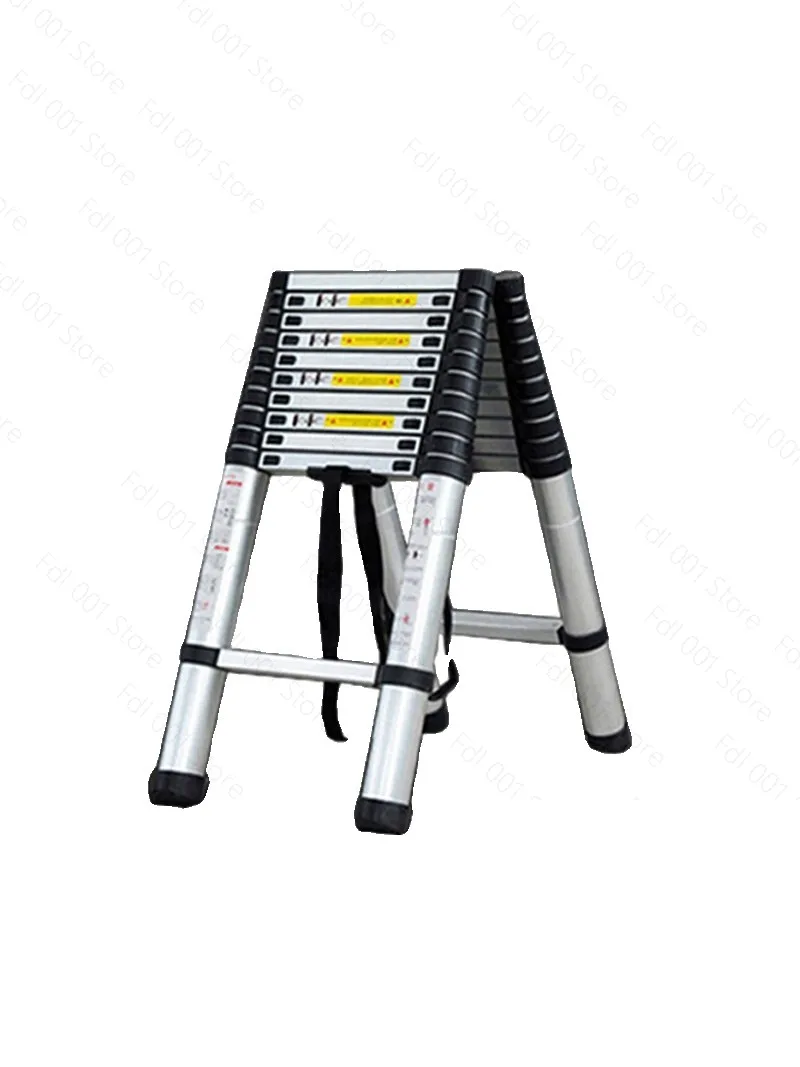 Telescopic equilateral herringbone ladder project Aluminum steel alloy telescopic ladder Household  Folding  Interior