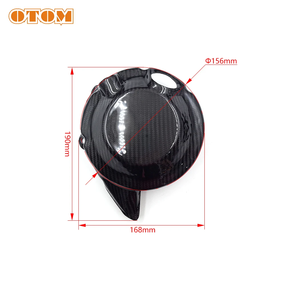 OTOM Motorcycle Clutch Cover-CC33/Ignition Cover-Cl35 Engine Magnetic Motor Carbon Fiber Protector Assy For HONDA CB300F CRF250L