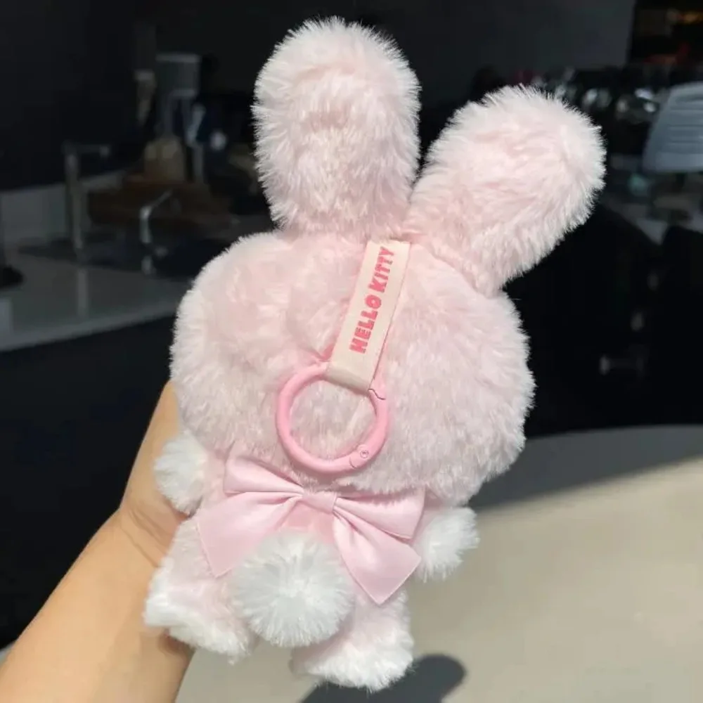 Sanrio 캐릭터 엘프 버니 베이비 시리즈 블라인드 박스 (봉제 인형 키 체인 포함) 생일 파티 호의를위한 깜짝 Collectible Figures