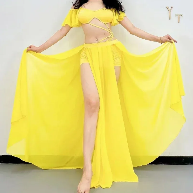 Kompletny zestaw kostiumów do tańca brzucha dla tancerki, profesjonalne kostiumy do tańca brzucha dla kobiet, damskie sukienki do występów