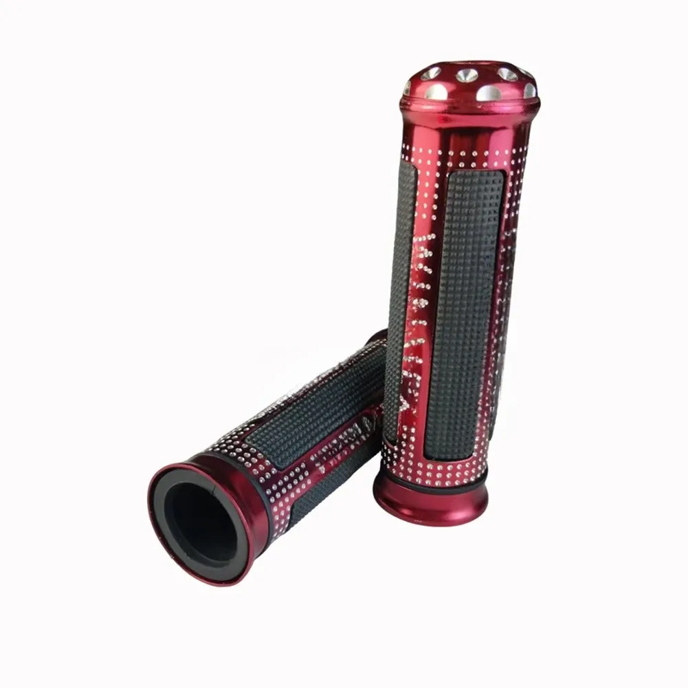 For Daily Commuting Motorcycle Grips Handlebar Covers Ergonomic Grip Profile Anti-slip Texture Rubber Construction
