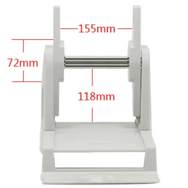 External Rolls Label Paper Holder, 2 in 1 Fan-Fold Paper Holder for Desktop Label Printer Thermal Receipt Printer for Delivery