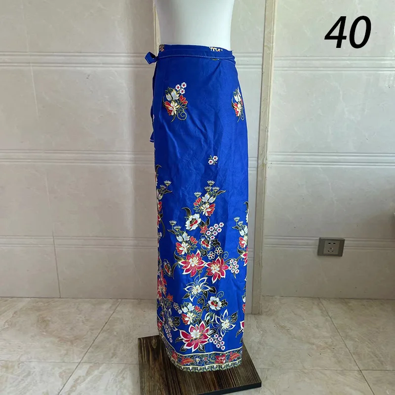 Summer Traditional Dai Ethnic Thai Clothes Women Traditional Vietnamese Long Skirt Ethnic Dance Costume Sarong Dai Tube Skirts