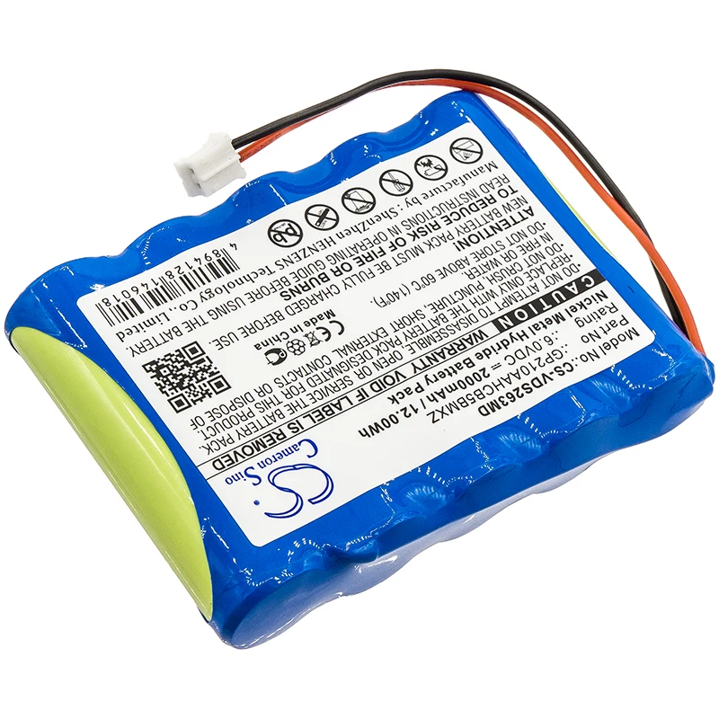 

Medical Battery For VDW:GP210AAHCB5BMXZ,Silver,Silver Reciproc,V0411630000000,SR2634,--2000mAh / 12.00Wh--Ni-MH--6.00V