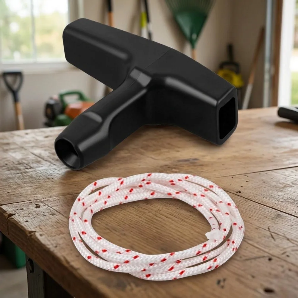 Replacement For Starter Pull Cord Kit Featuring Pawl Handle Compatible with For BG50 and BG55 Power Equipment Models