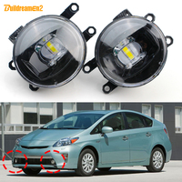 Car Front Canbus 30W H11 LED Lens Fog Light Daylight 2 Pieces For Toyota Prius (_W3_) 2008 2009 2010 2011 2012 2013 2014 2015