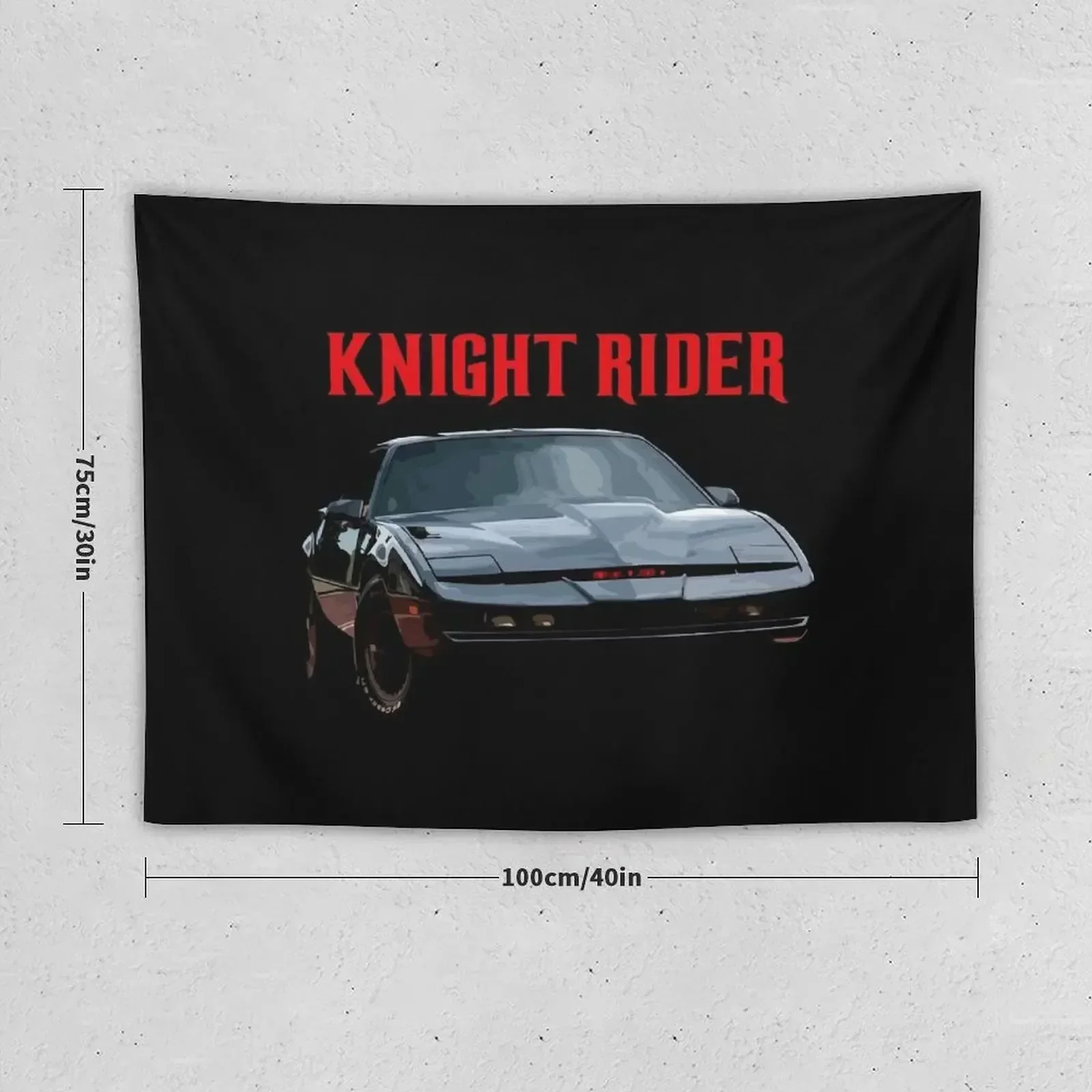 Knight Rider K.I.T.T. Firebird Tapestry For Bedroom Home Decorations Wall Art Room Decoration Accessories Tapestry