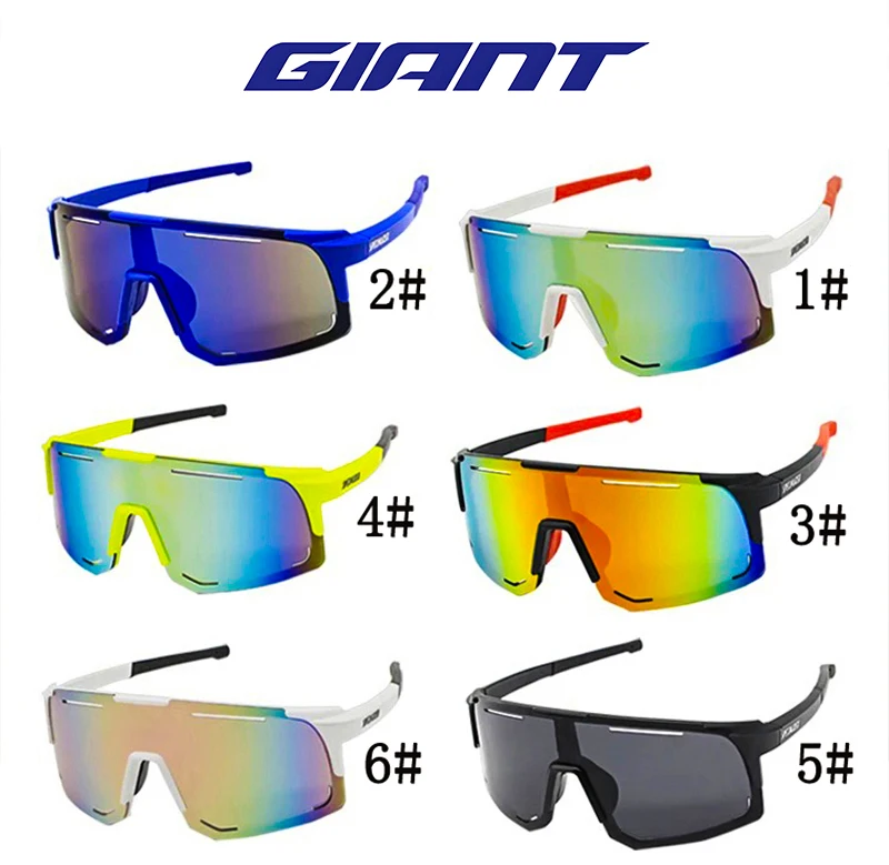 Riesige Langstrecken-Fahrradbrille, superleicht, für Herren und Damen, beschlagfrei, UV400-Schutz, MTB-Fahrradbrille mit Etui – Detail 1