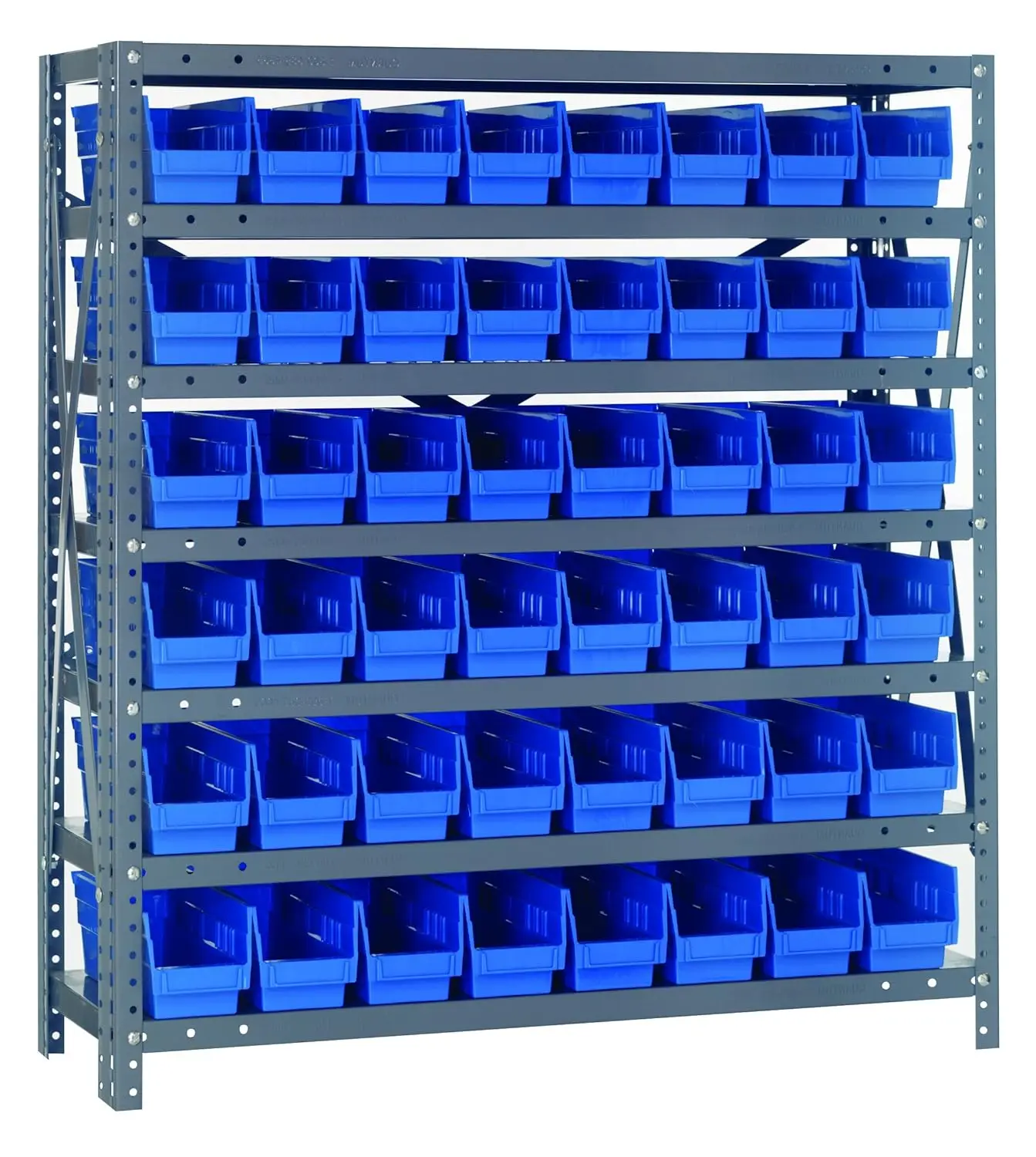 1239-101Bl Steel Shelving Unit With 4