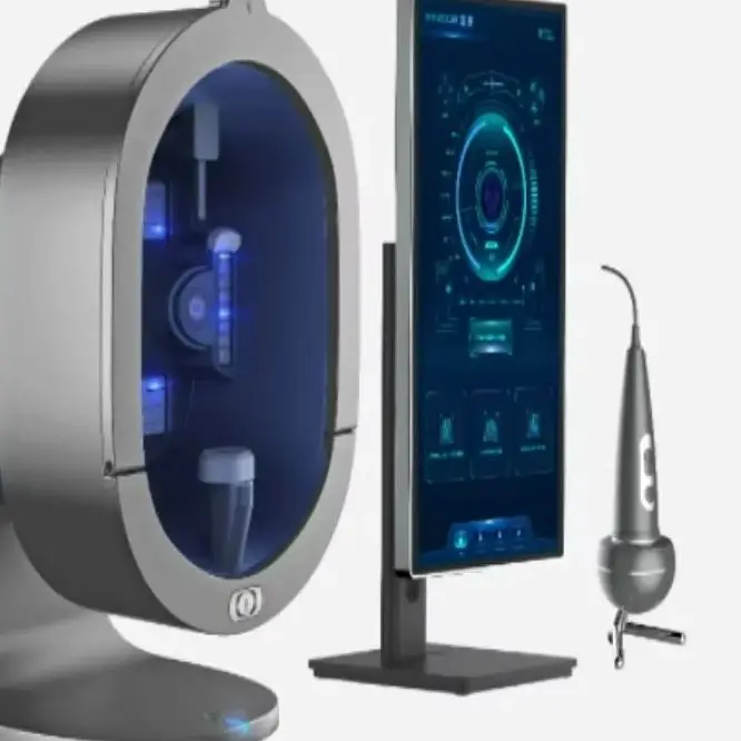 Analizador de imagen de piel X5 3D Ai actualizado píxeles de alta definición escaneo facial completo detección de humedad multi