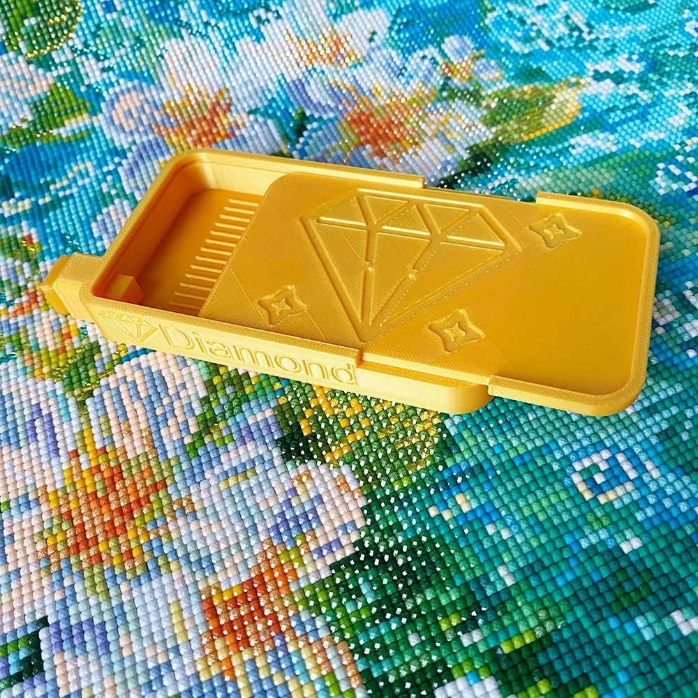 11 Farben Multifunktionale Diamantmalerei-Aufbewahrungsbox, Diamantkunst-Werkzeugzubehör, Geschenk für Diamantmalerei-Liebhaber – Detail 11