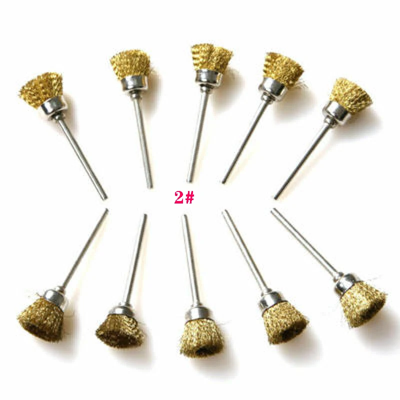 10 pz 18mm/20mm/22mm/25mm/40mm filo matita pennello ruota, per utensili rotanti Die Grinder Mini trapano lucidatura accessori