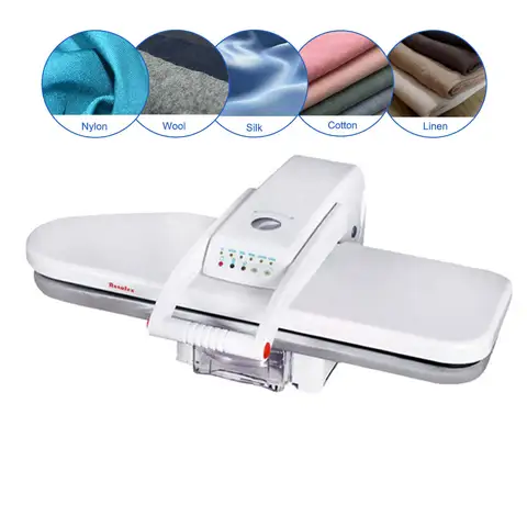 RS-810 1500W Commercial Automatic Dry Clothes Vacuum Steam Press Ironing Machine Garment Steamer for Hotel Outdoor Use Electric