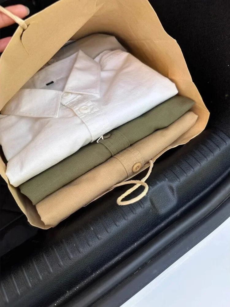 

Cleanfit Loose Fit Bamboo Cotton Ice Silk Thin Men's irt Collared Breathable Sun Protection Long Sve Youth Faion