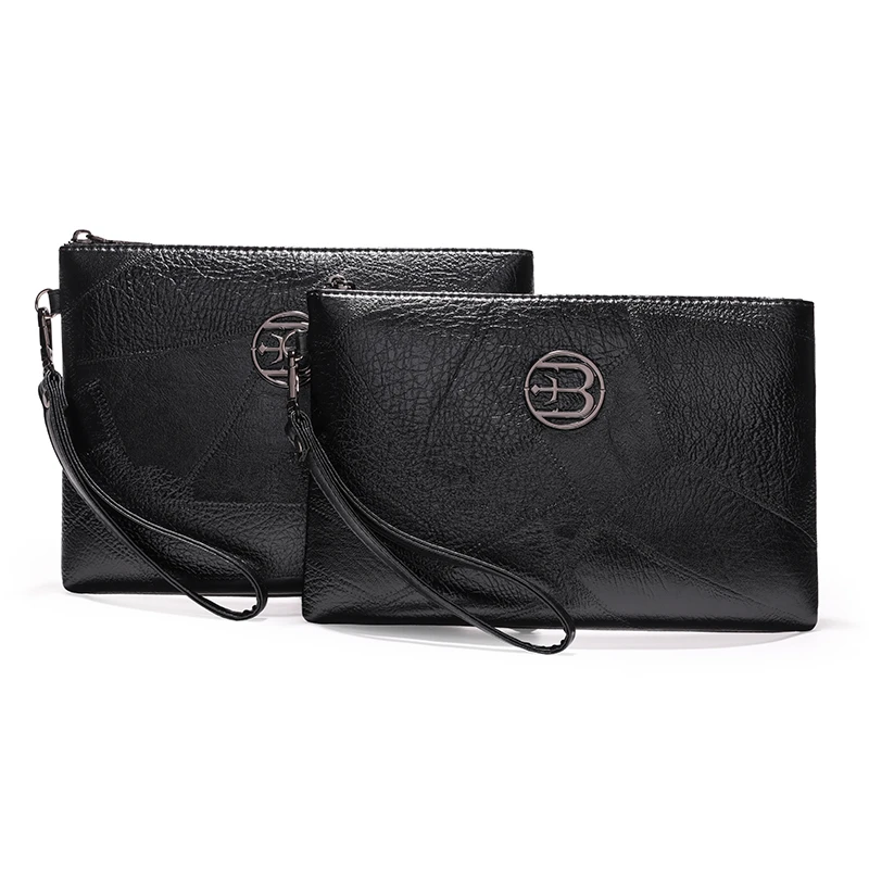 Casual Soft PU Leather Men Day Clutch Bag High Quality Business men Cardholder Case Fashion Male Leather Money Handbag sacoche