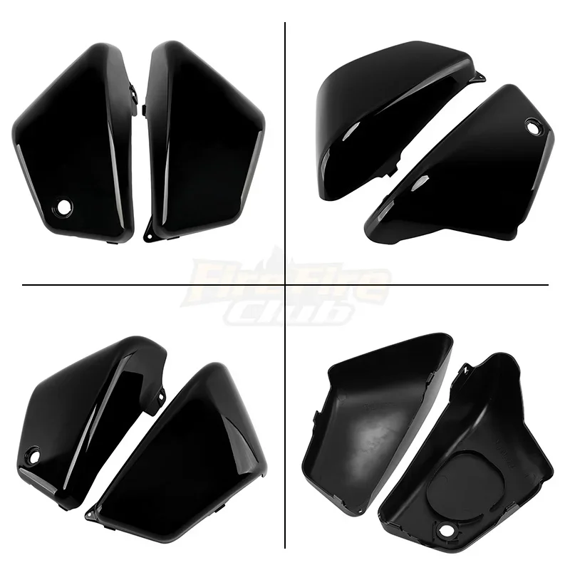 Motorcycle Accessories For Honda Magna VF 250 1995-2006 Fairing Side Battery Cover Protection Guard Cap Gloss Black