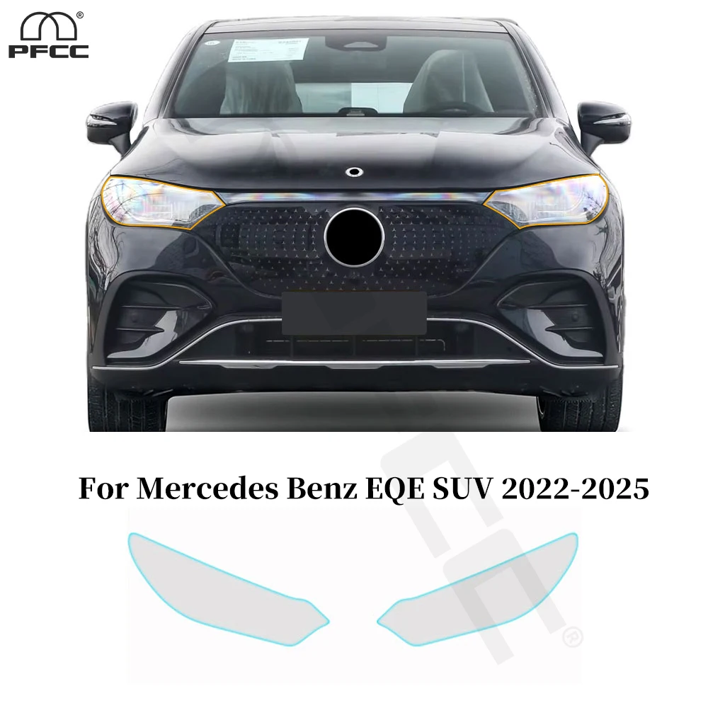 

For Mercedes EQE SUV 2022-2025 Headlight Rearview TPU Protection Film Anti-Scratch Invisible Pre-cut PPF Clear Bra Resistant Kit