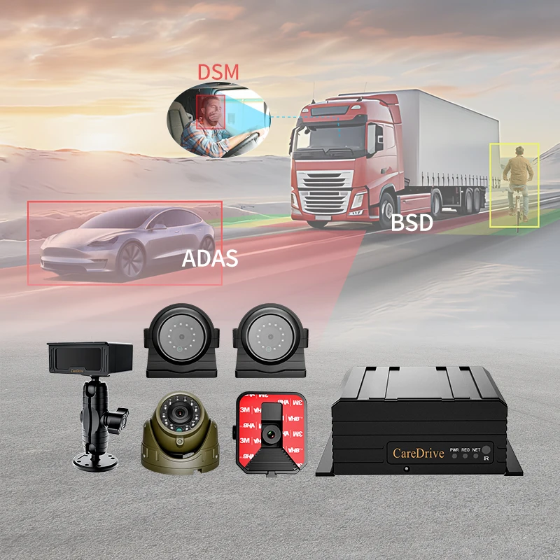 

CareDrive MR920-DAB2 8-канальный MDVR Автофургон DMS ADAS Драйвер Сигнализация вызова с отработанным режимом сна BSD Запись видео Черный ящик