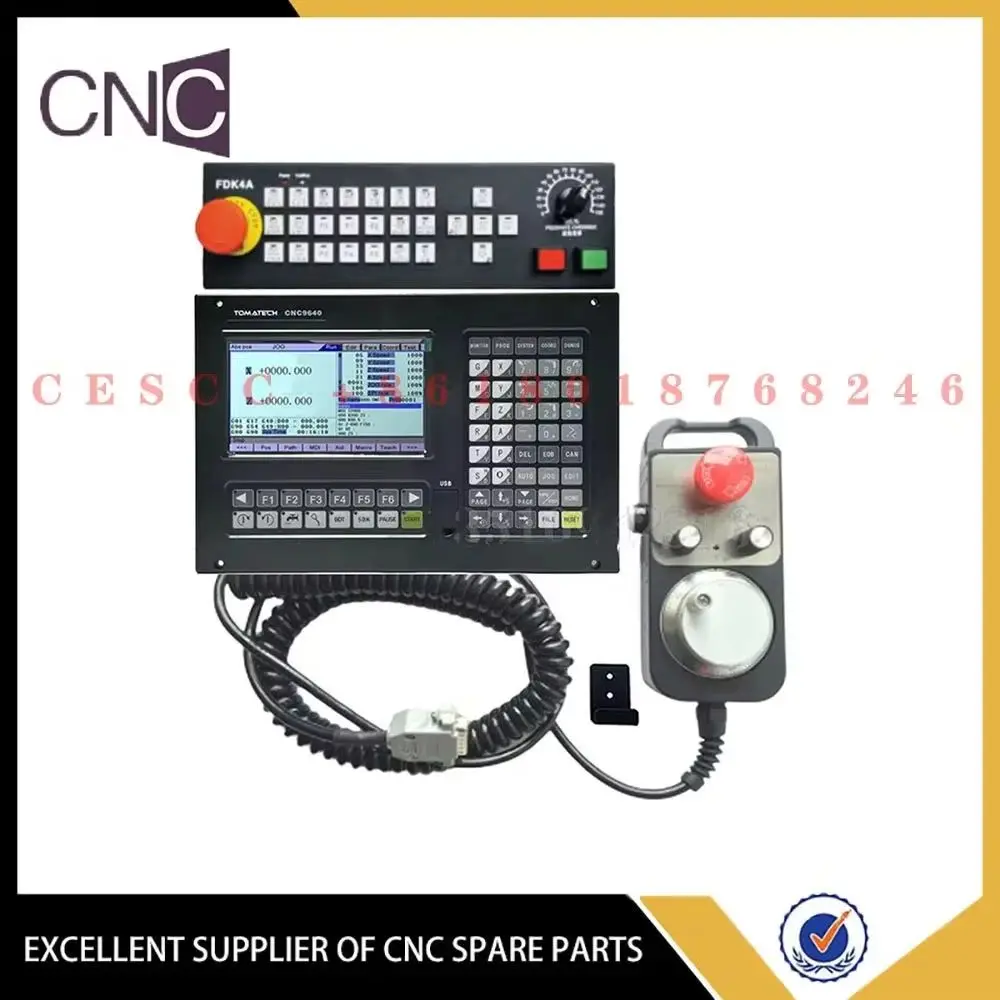 CNC lathe controller kit 9640/Cnc9650 replaces Cnc4640 with the latest Cpu and large memory (512mb)