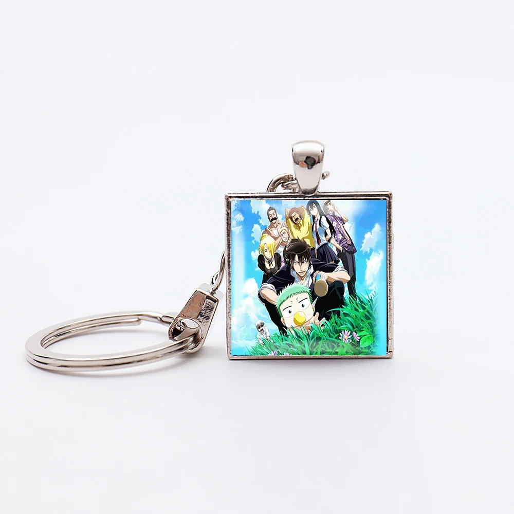 14 Style Anime Beelzebub Cosplay Pendant Keychain Hildegarde Keyrings Takayuki Furuichi Key Holder Tatsumi Oga Jewelry Gifts
