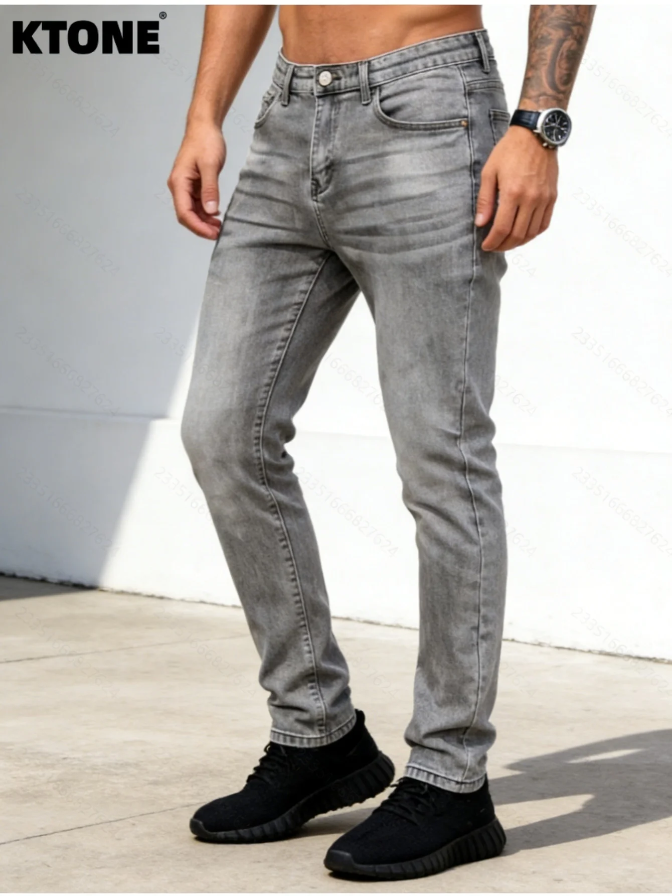 

Men's American Hippie Style Slim Fit Skinny Jeans for Dating & Music Festival Camping