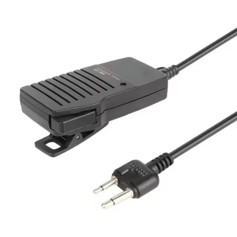 HM-46 Handheld Microphone with PTT & 3.5mm Headphone Jack Compatible with ICOM IC-V8 IC-T2H IC-T7H Radios W32A Speakers